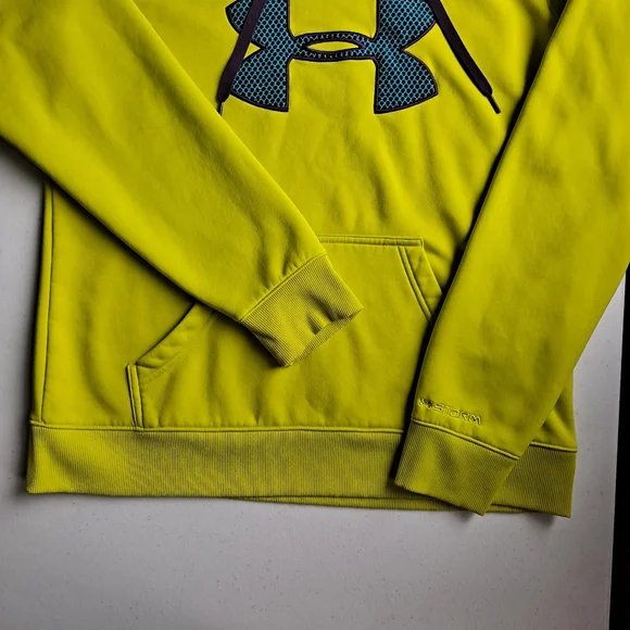 Bright Yellow Under Armour Hoodie - Picture 3 of 7